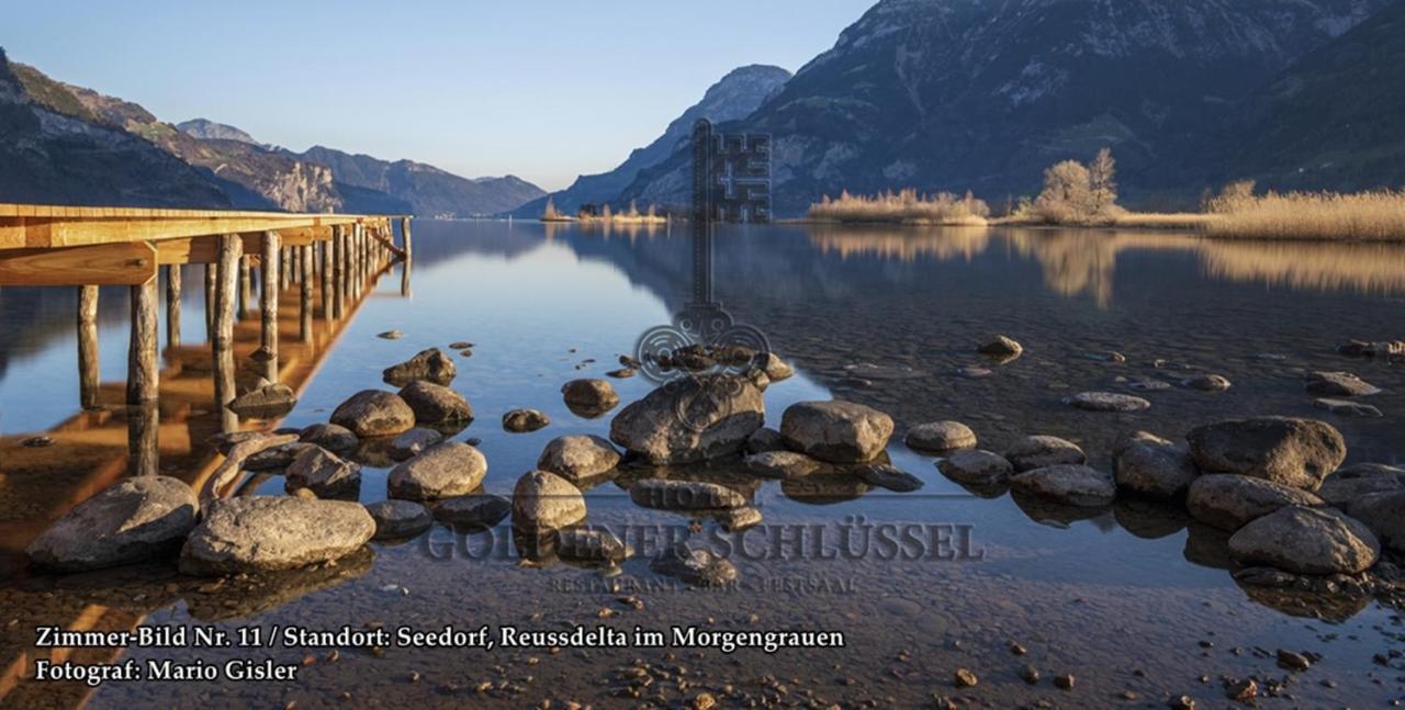 Hotel Restaurant Goldener Schluessel Altdorf Exteriér fotografie